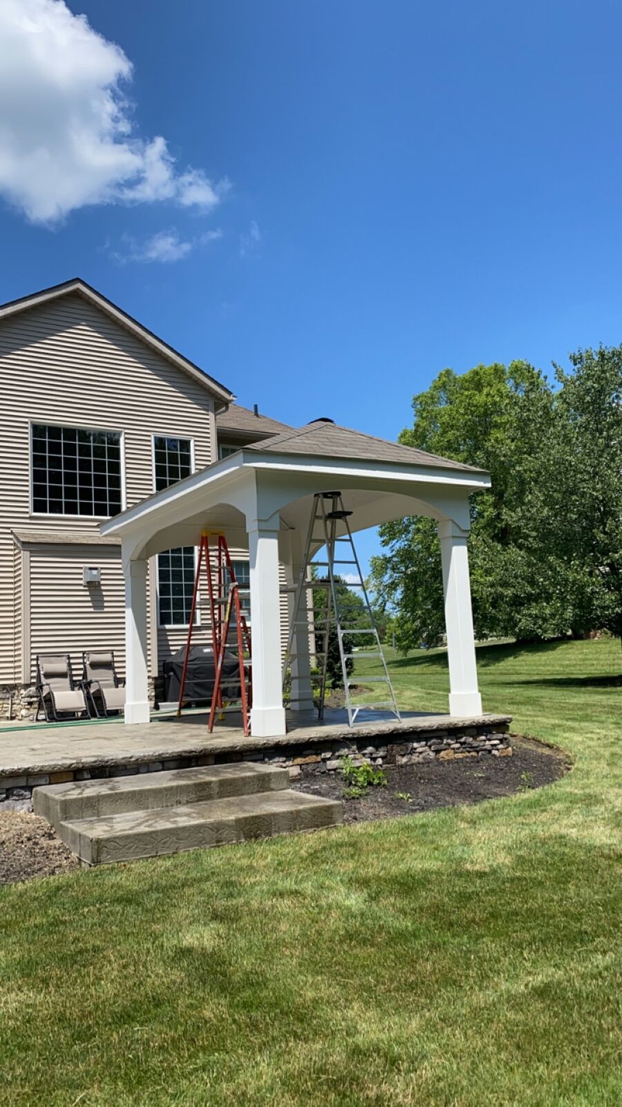 Columned Patio Pavilion
