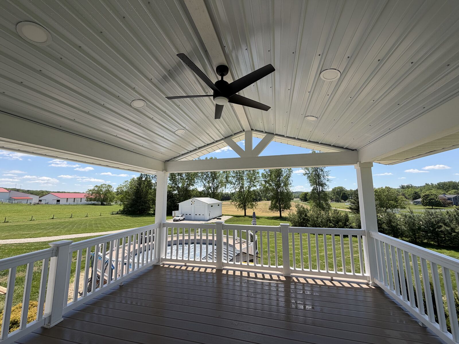 Covered Deck Living Space