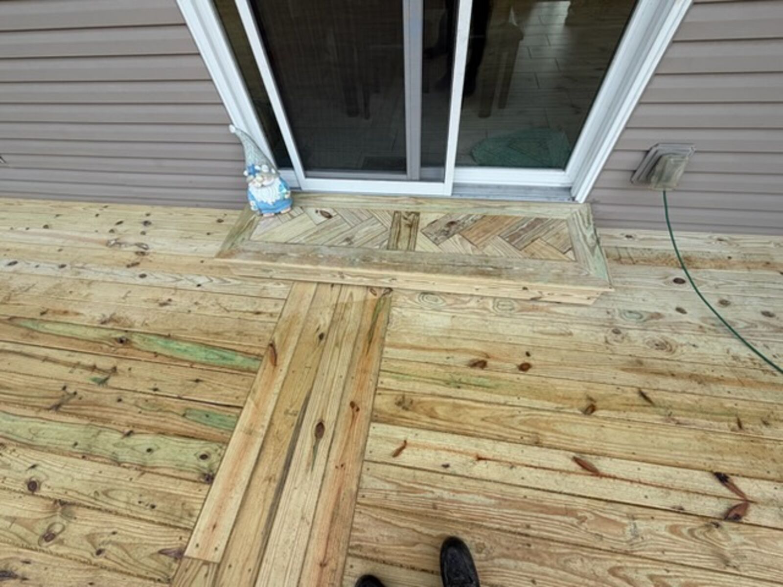 Herringbone Deck Inlay