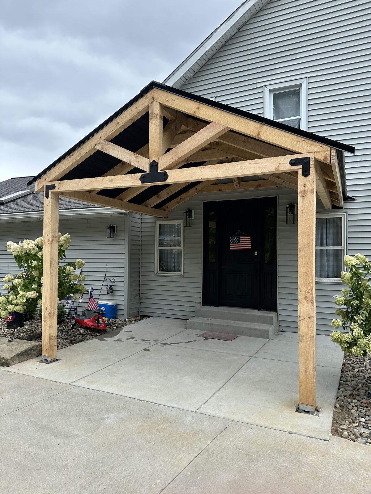 Natural Timber Portico