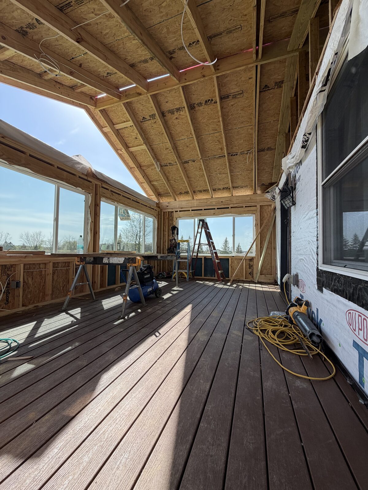 Covered Sunroom Addition