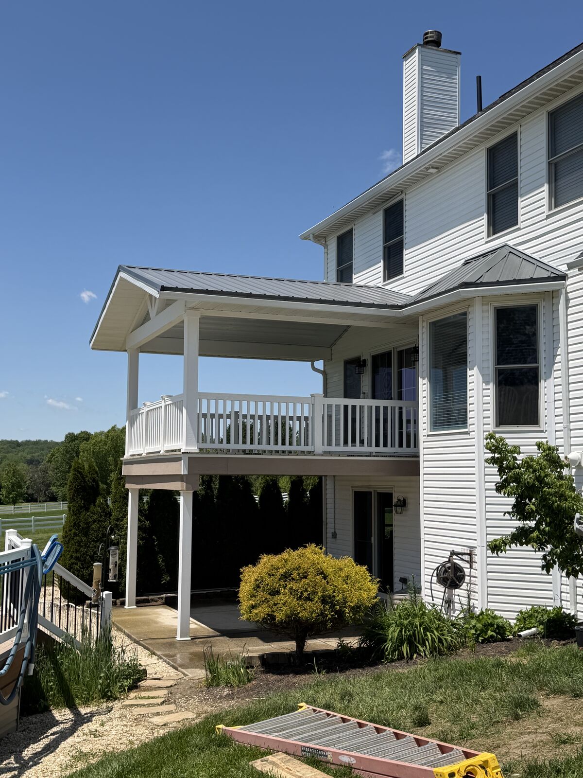 Two-Story Covered Deck