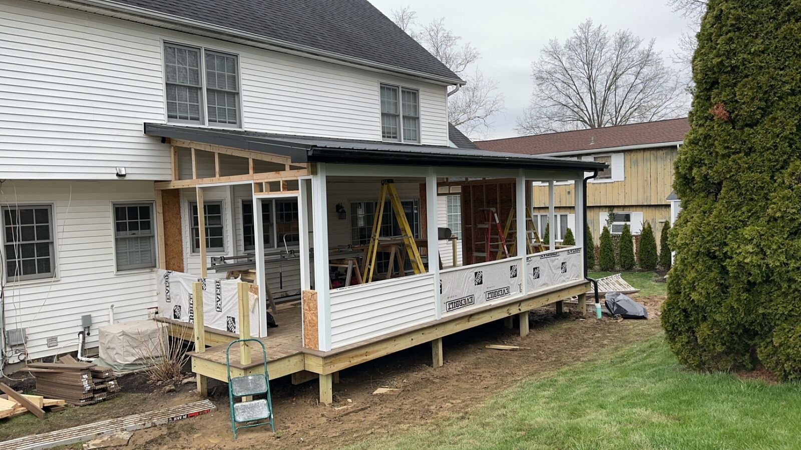 Wraparound Porch Build
